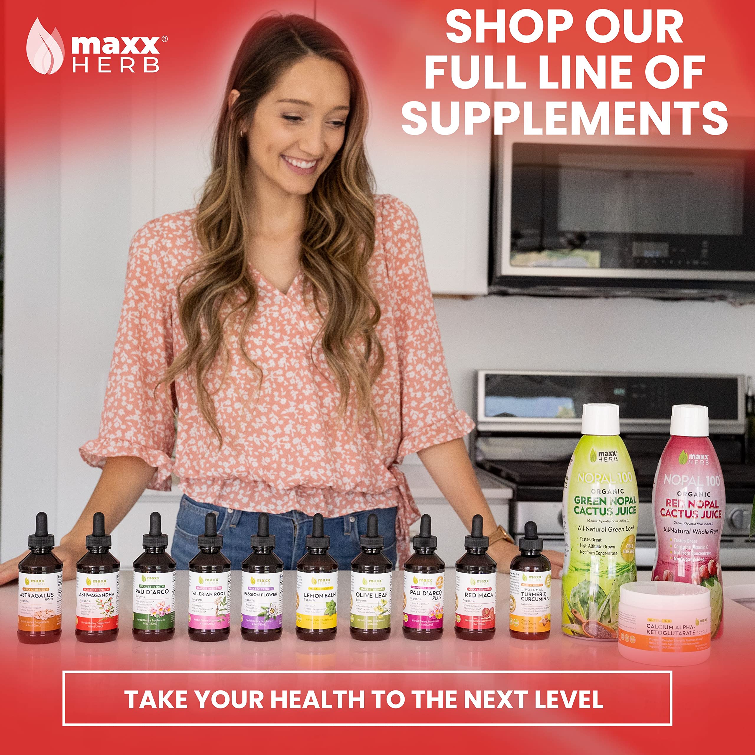 Maxx Herb Ashwagandha Extract – Max Strength Liquid Tincture Absorbs Better Than Capsules or Powder - for Stamina, Memory, & Immune Support - 4 Oz Bottle (60 Servings)