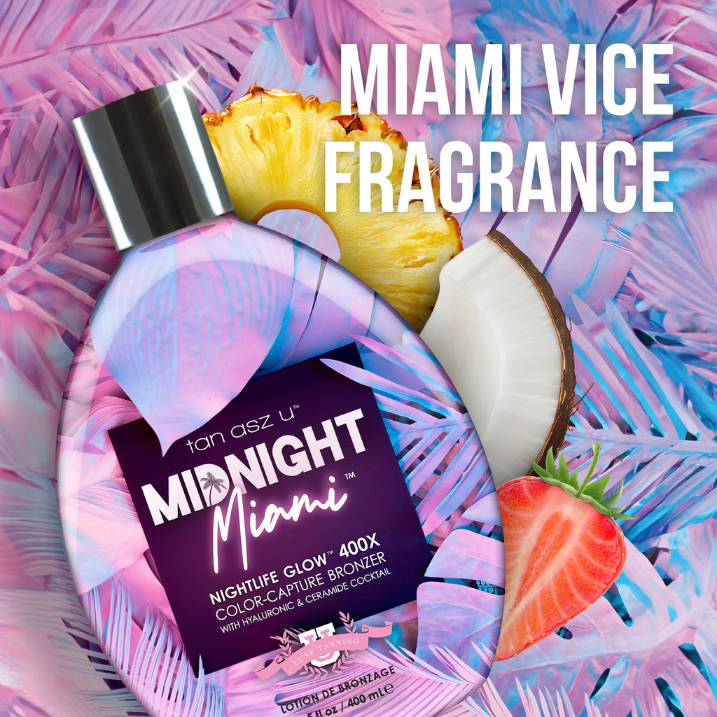 Tan Asz U Midnight Miami 400X Bronzer Indoor Tanning Lotion, 13.5 Fl Oz