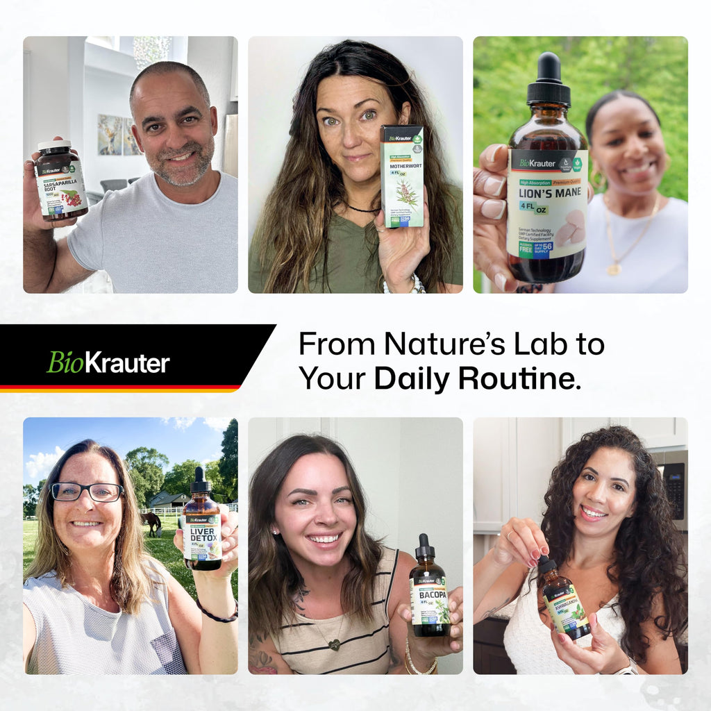 BIO KRAUTER® 2-in-1 Sea Moss for Overall Support - Vegan Bladderwrack & Sea Moss Capsules for Women & Men - Natural Сhondrus Сrispus Seaweed Supplement 1600 mg - 125 Days of Supply, Non-GMO
