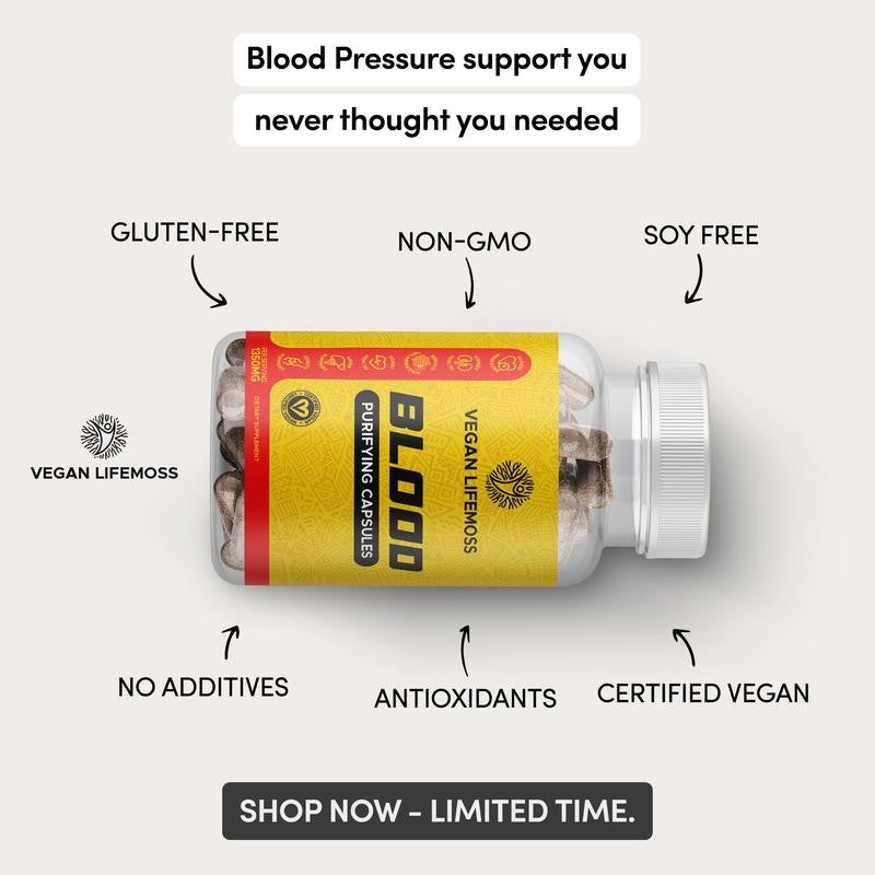 Vegan Lifemoss Blood Purifying Capsules Dietary Supplement