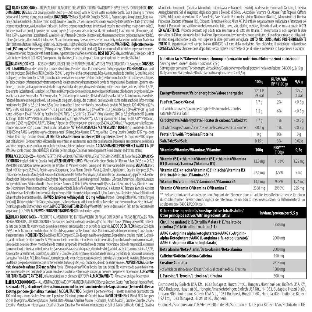 Biotech Combinación De Multivitaminas Y Minerales 300 g