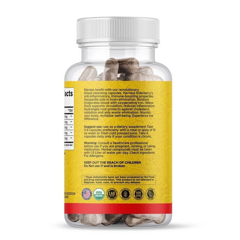 Vegan Lifemoss Blood Purifying Capsules Dietary Supplement