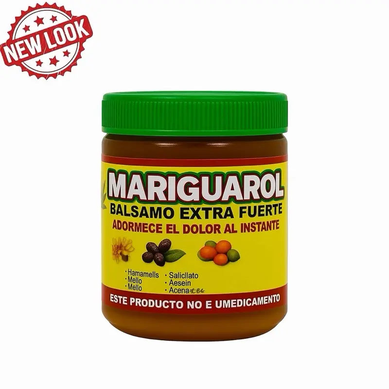 (2 Pack) Mariguarol Extra Strength Balm 125G Fast Acting Muscle Joint Relief Uso Externo for Pain Relief Uso Externo Para Dolor
