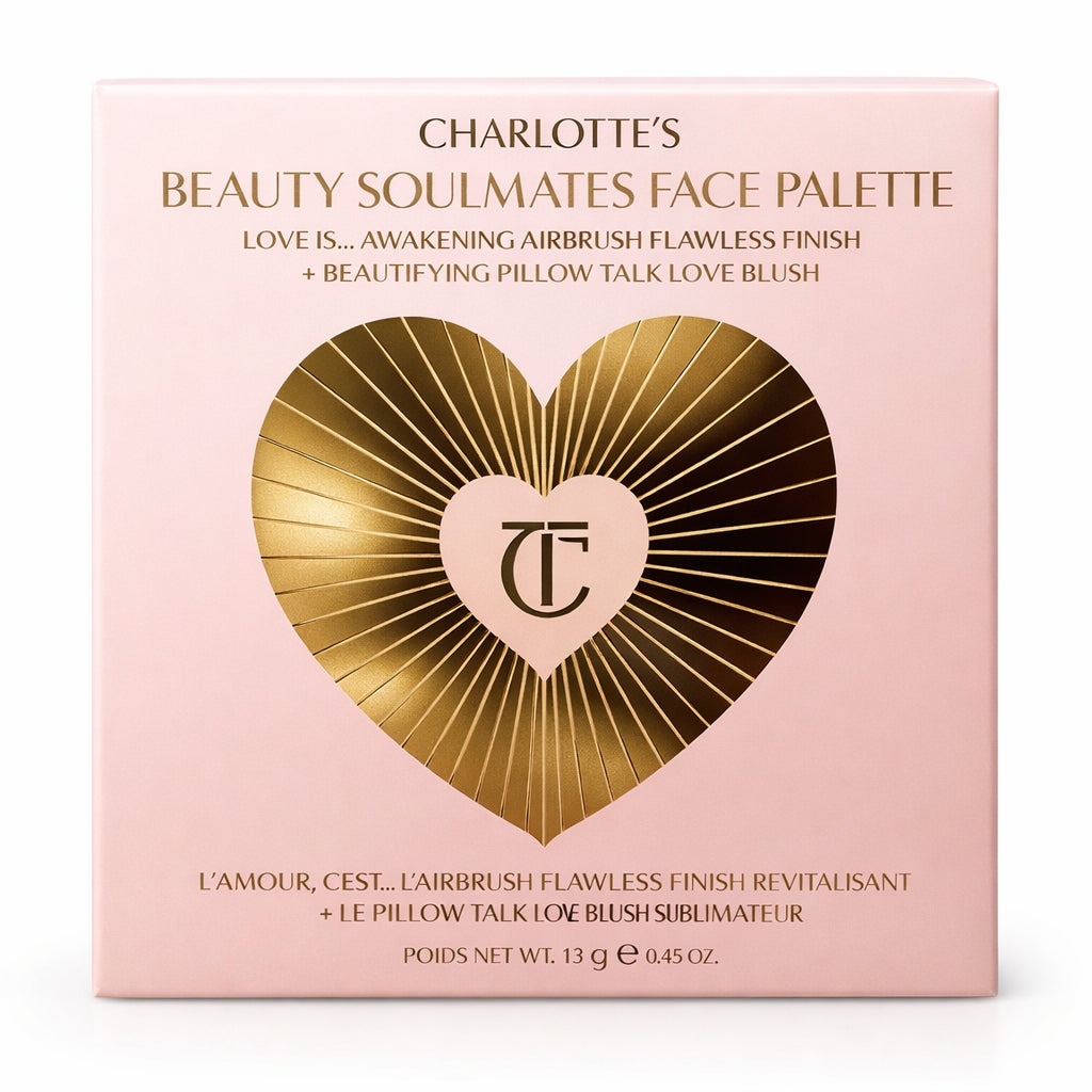Charlotte Tilbury Limited Edition Pillow Talk Beauty Soulmates Face Palette - Fl