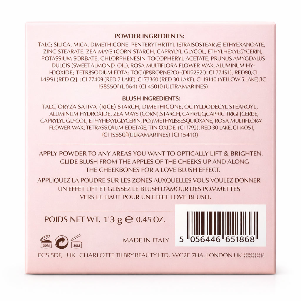 Charlotte Tilbury Limited Edition Pillow Talk Beauty Soulmates Face Palette - Fl