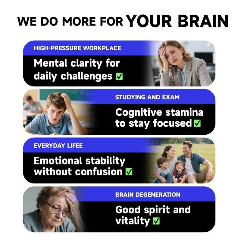 ROYAVITA plus Memory and Concentration Brain Supplement