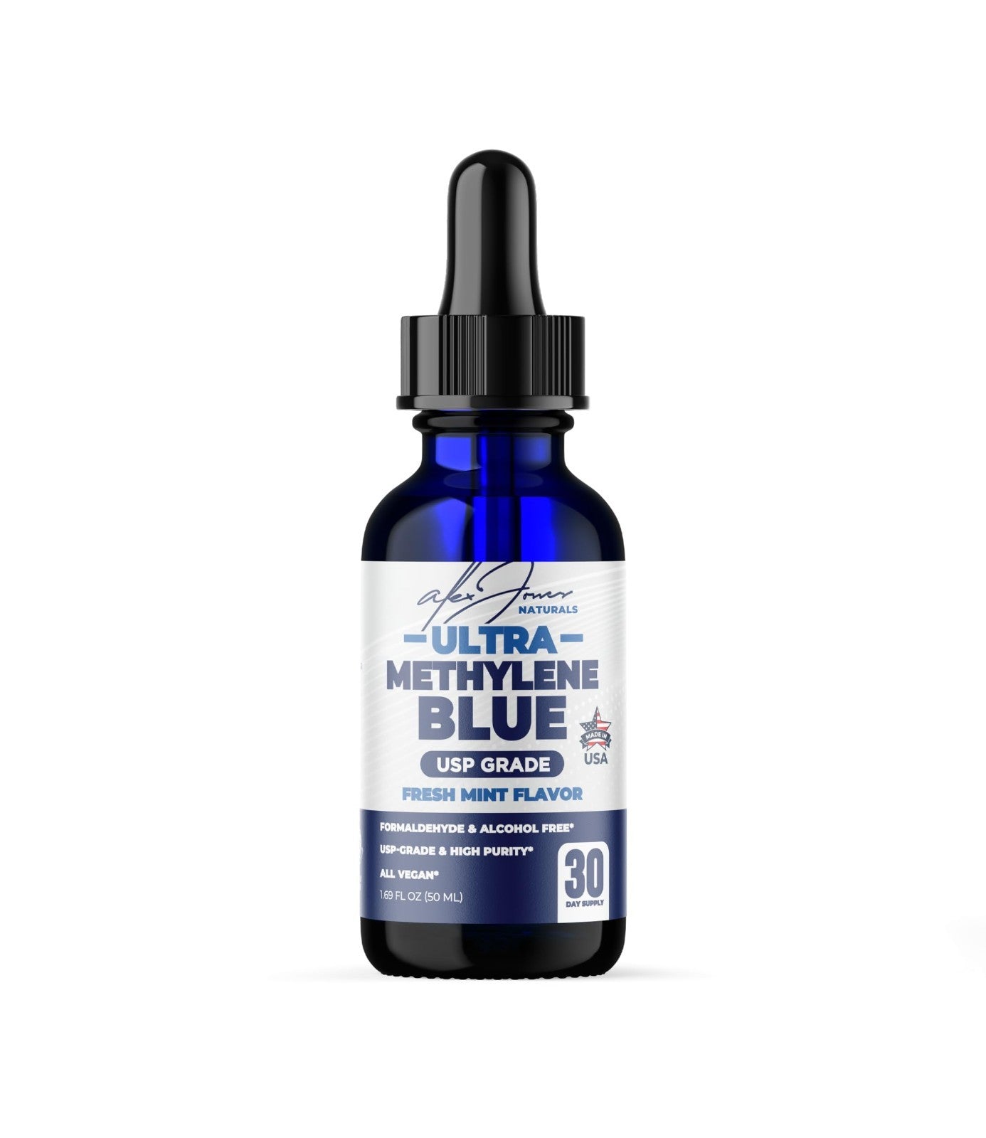 Ultra Blue Fresh Mint Flavor - Alex Jones Naturals